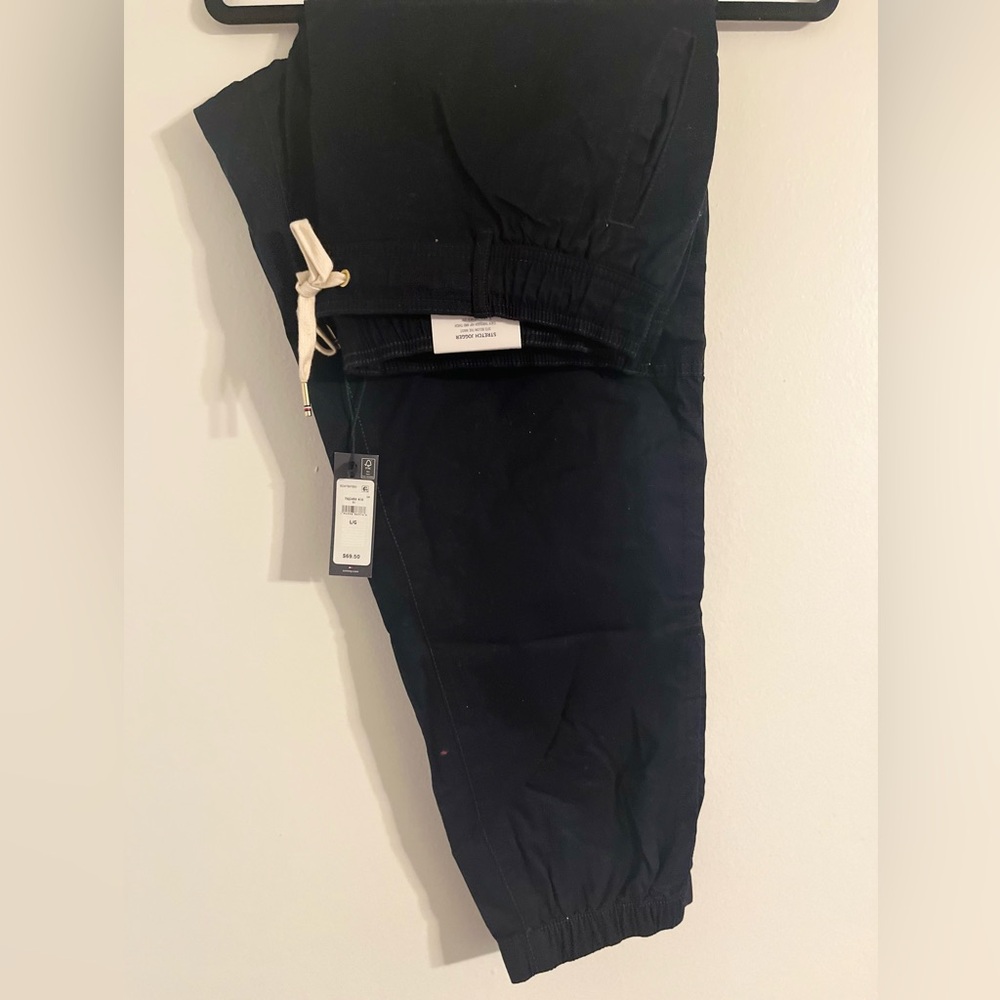 TOMMY HILFIGER Blue Joggers: Size LG